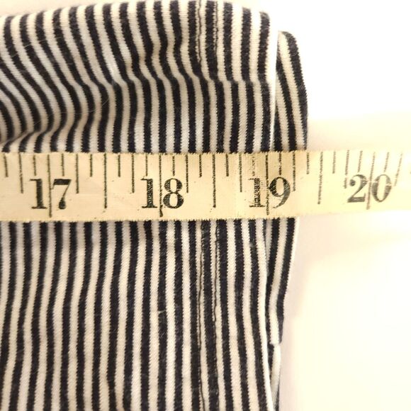 Talbots Womens Large Striped 3/4 Sleeve Boat Neck Cotton Spandex Tee T Shirt - Picture 5 of 6